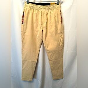 NWT Wowie Men’s Pants Medium Beige Cream Sapien Chino Stretch Drawstring Pull On